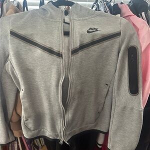 Nike Gray Zip-Up Hoodie